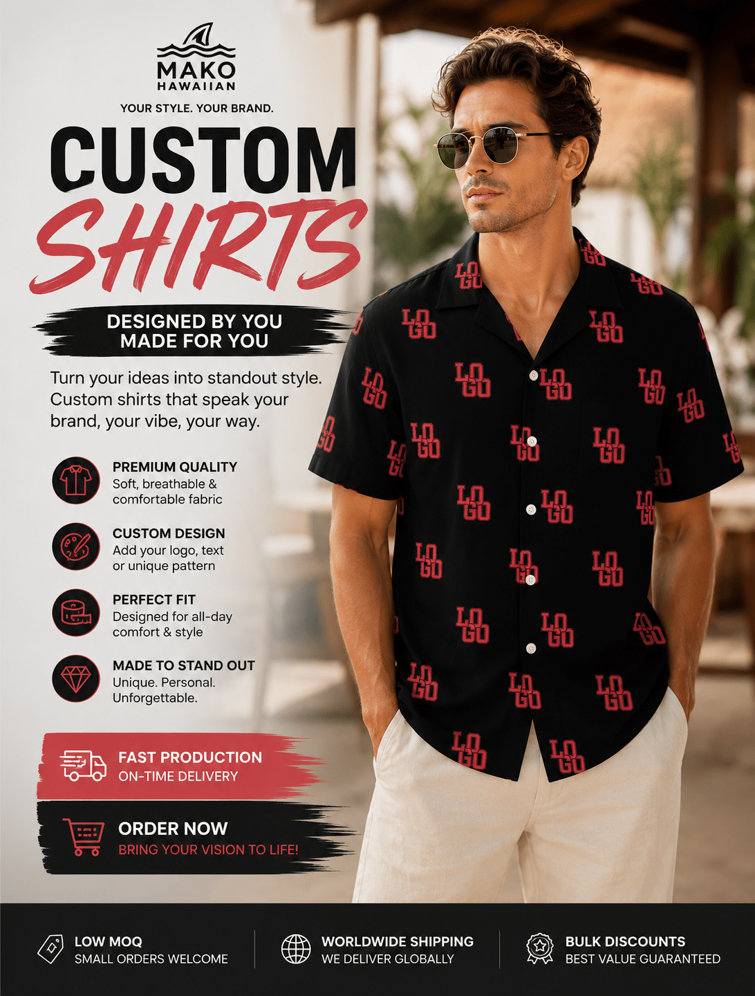 15+ Stylish Ways to Wear Hawaiian Shirts &amp; Tropical Prints This Summer - Mako Hawaiian