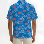 Custom Blue Hibiscus Hawaiian Shirt With Live Preview 2