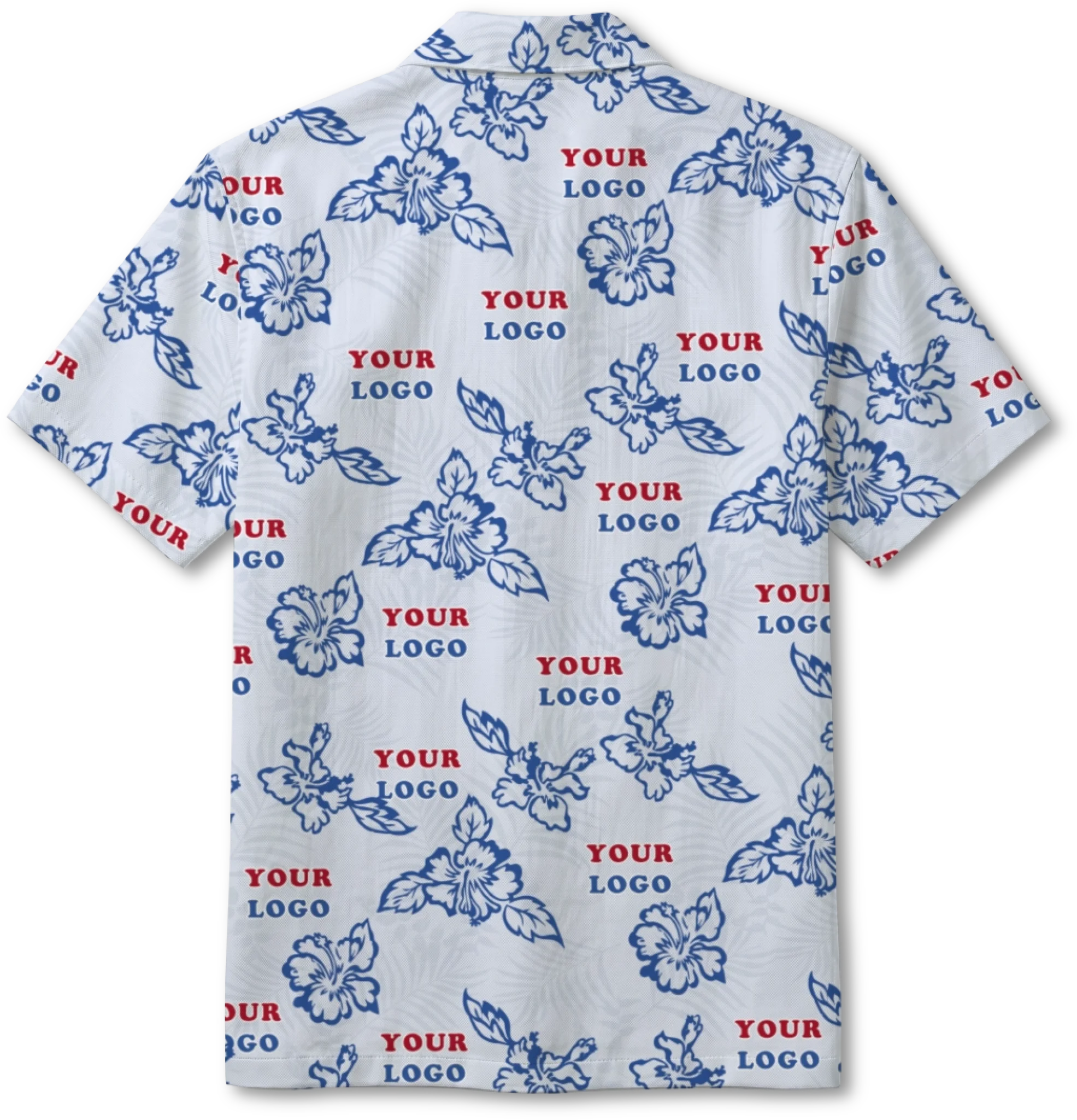 Custom White Hibiscus Hawaiian Shirt With Live Preview 4