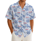 Custom White Hibiscus Hawaiian Shirt With Live Preview 1