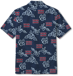 Custom Navy Hibiscus Hawaiian Shirt With Live Preview 4