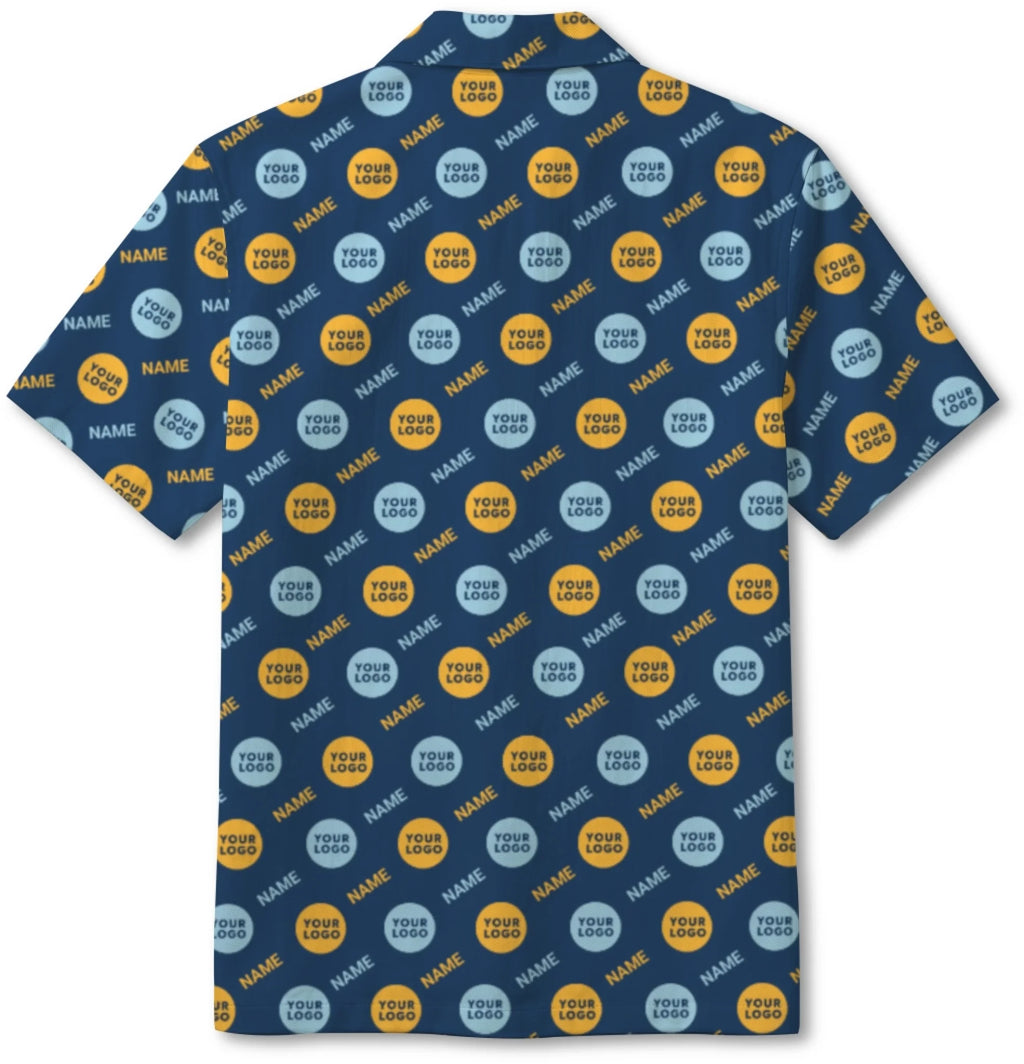 Custom Company Logo And Employee Name Hawaiian Shirt - 4