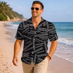 Custom Random Text Logo Hawaiian Shirt With Live Preview - 4