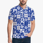 Custom Hibiscus Polo Shirt With Preview1
