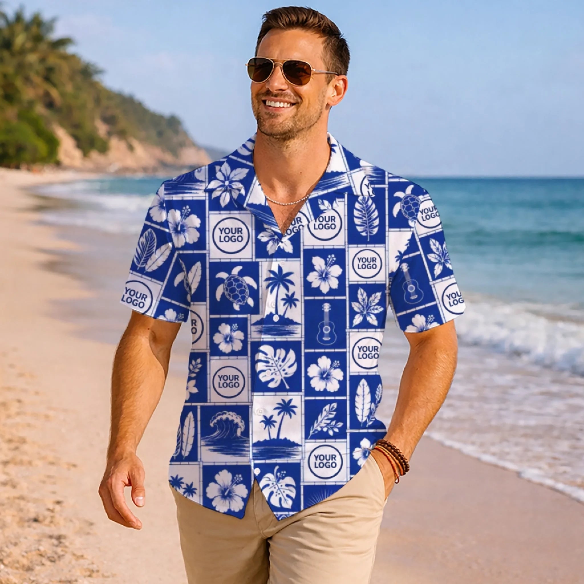 Custom Hibiscus Hawaiian Shirt With Preview3