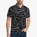Custom Random Text Logo Polo Shirt With Live Preview1