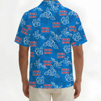 Custom Blue Hibiscus Hawaiian Shirt With Live Preview - Mako Hawaiian