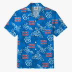Custom Blue Hibiscus Hawaiian Shirt With Live Preview - Mako Hawaiian