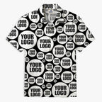 Custom Circle Logo Pattern Shirt - Mako Hawaiian