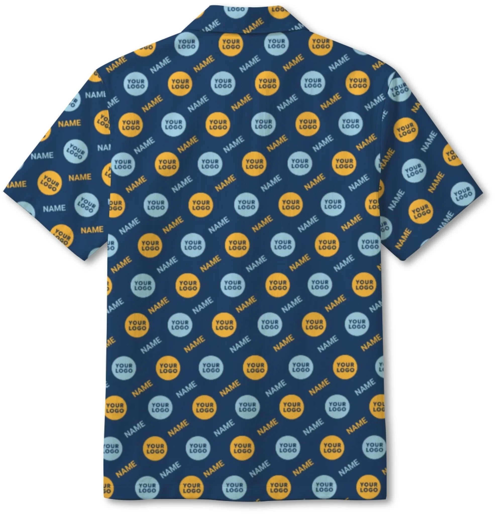 Custom Company Logo And Employee Name Hawaiian Shirt - Mako Hawaiian
