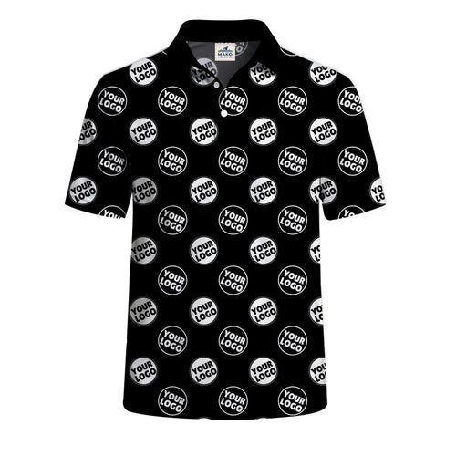 Custom Company Logo Polo Shirt With Live Preview - Mako Hawaiian