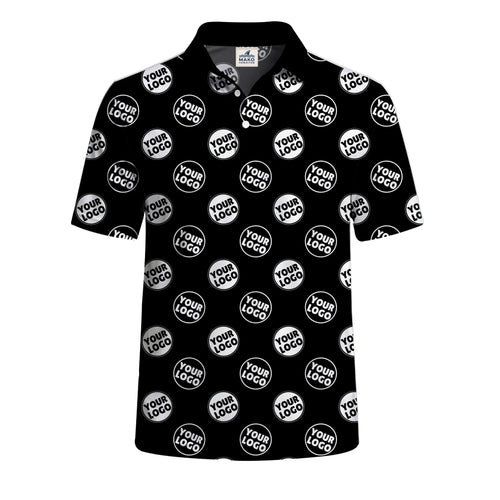 Custom Company Logo Polo Shirt With Live Preview - Mako Hawaiian