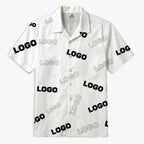 Custom Hawaiian Shirt With Randomized Logo Pattern - Mako Hawaiian