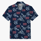 Custom Navy Hibiscus Hawaiian Shirt With Live Preview - Mako Hawaiian