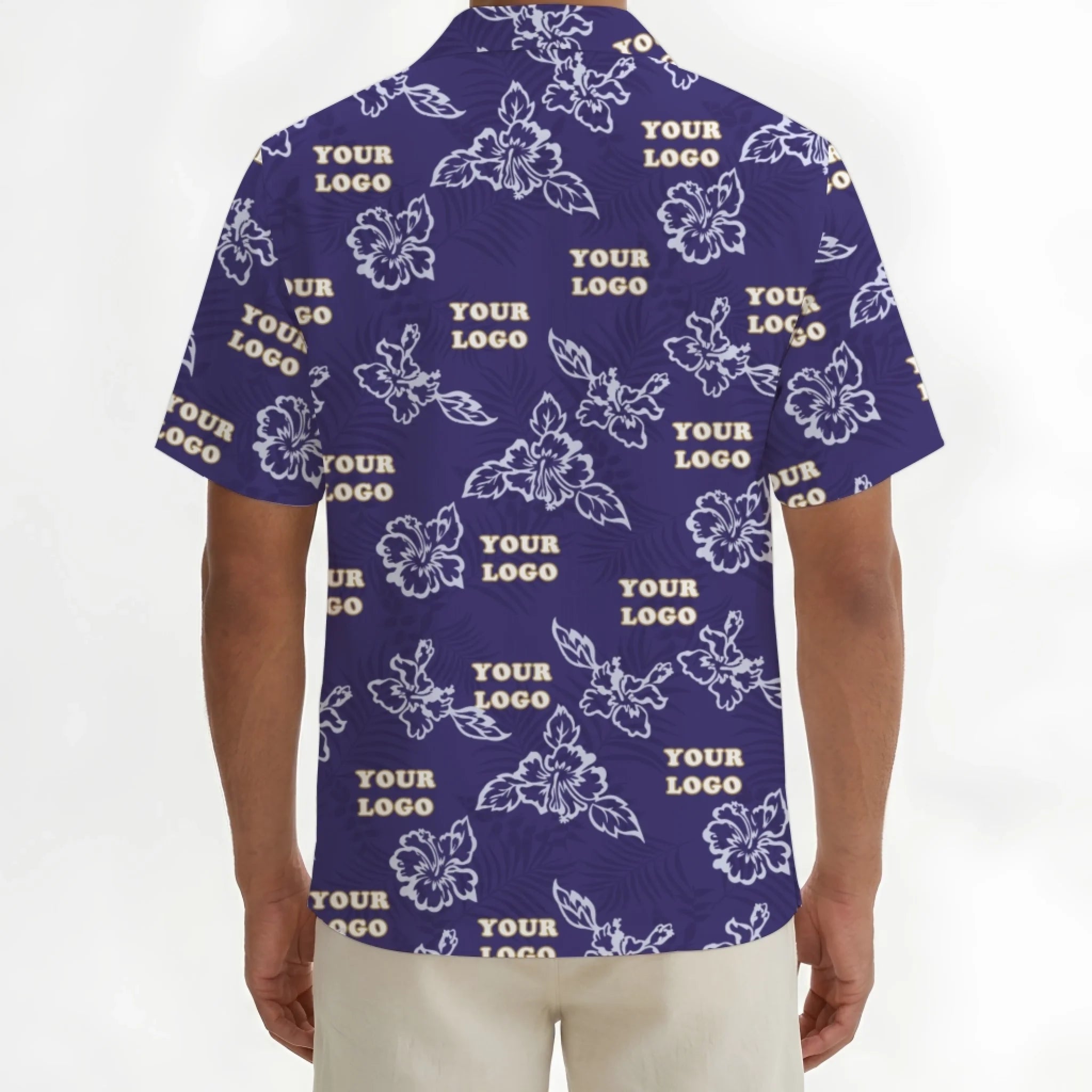 Custom Purple Hibiscus Hawaiian Shirt With Live Preview - Mako Hawaiian