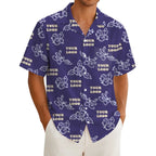 Custom Purple Hibiscus Hawaiian Shirt With Live Preview - Mako Hawaiian