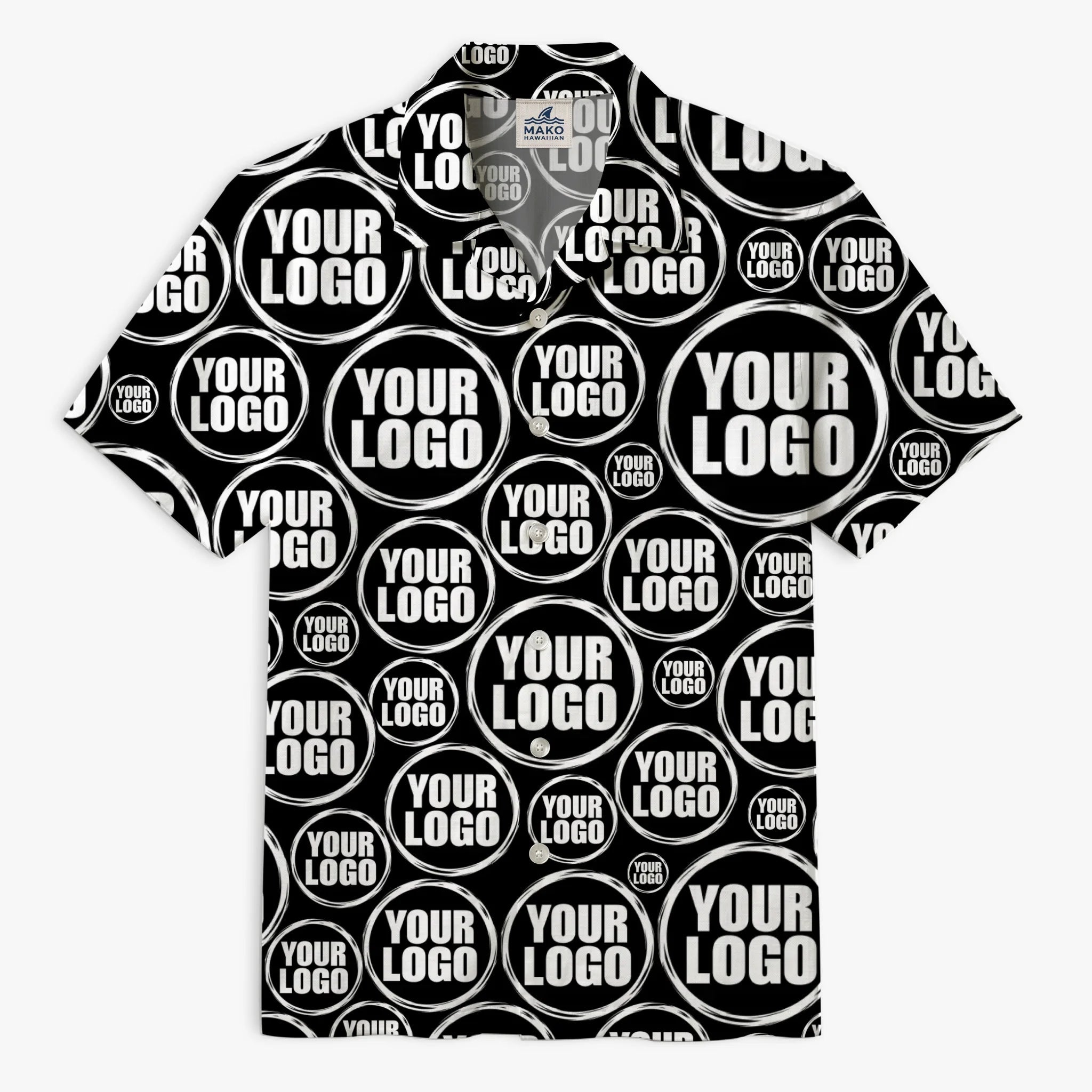 Custom Random Circle Hawaiian Shirt with Live Preview - Mako Hawaiian