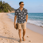 Custom Random Circle Hawaiian Shirt with Live Preview - Mako Hawaiian