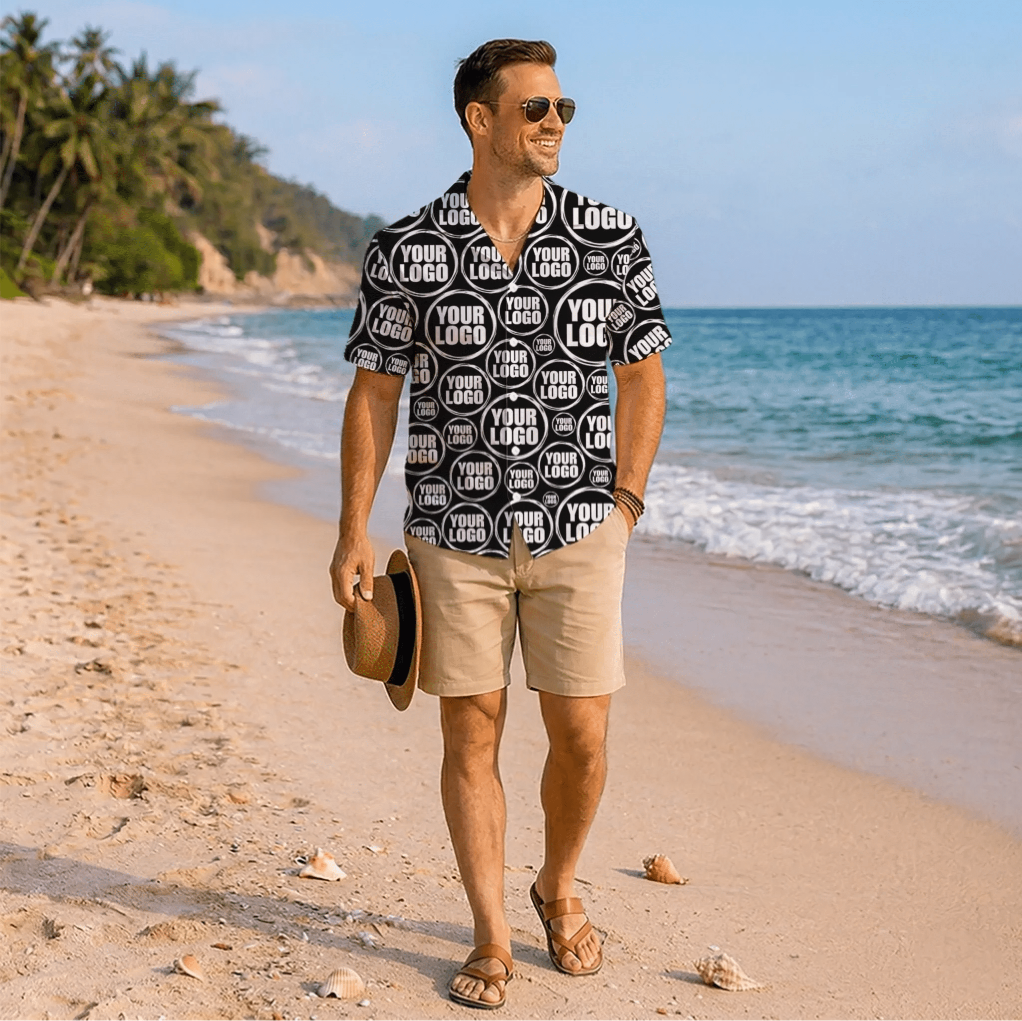 Custom Random Circle Hawaiian Shirt with Live Preview - Mako Hawaiian