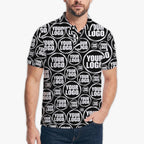 Custom Random Circle Polo Shirt with Live Preview - Mako Hawaiian