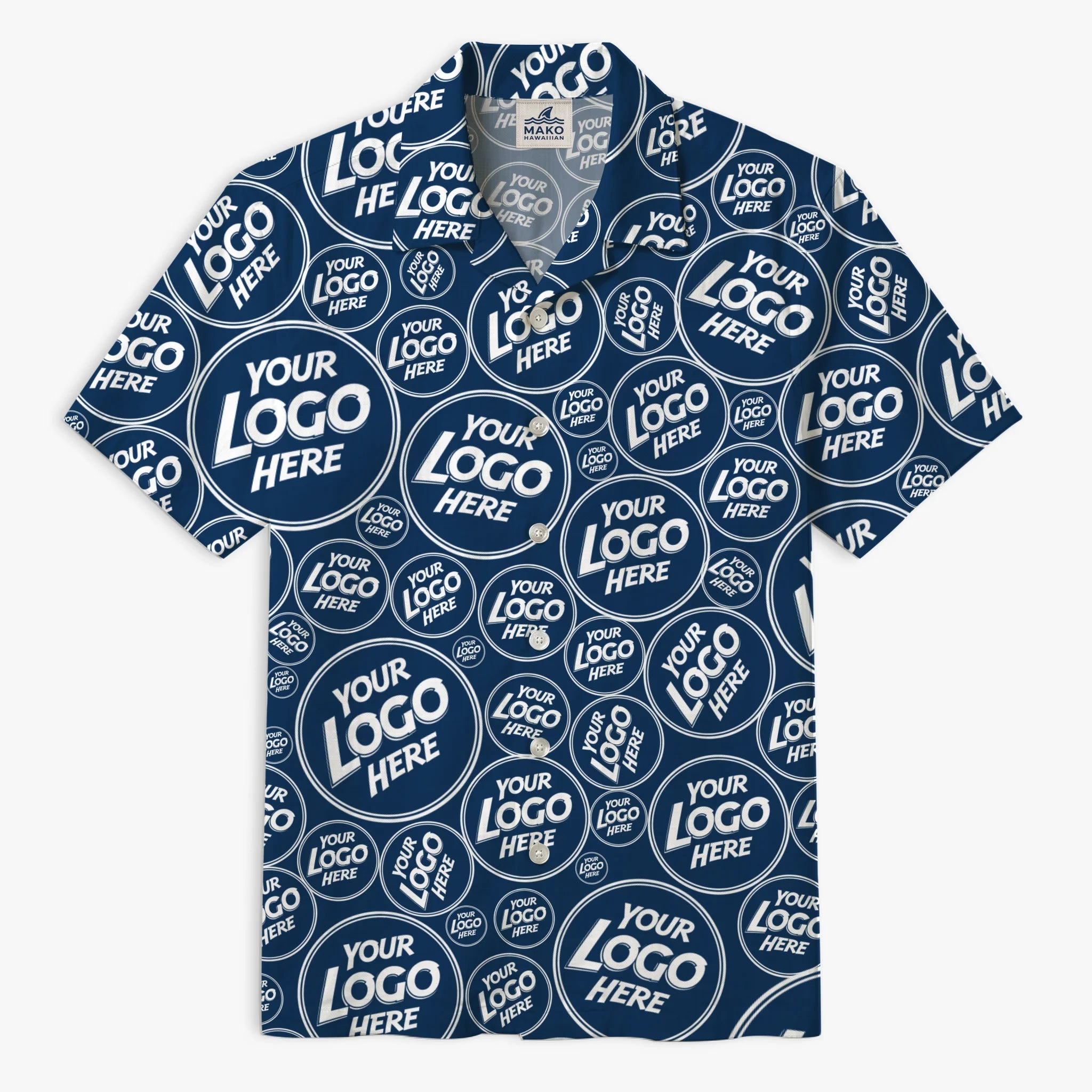 Custom Random Hawaiian Shirt for Team with Live Preview - Mako Hawaiian