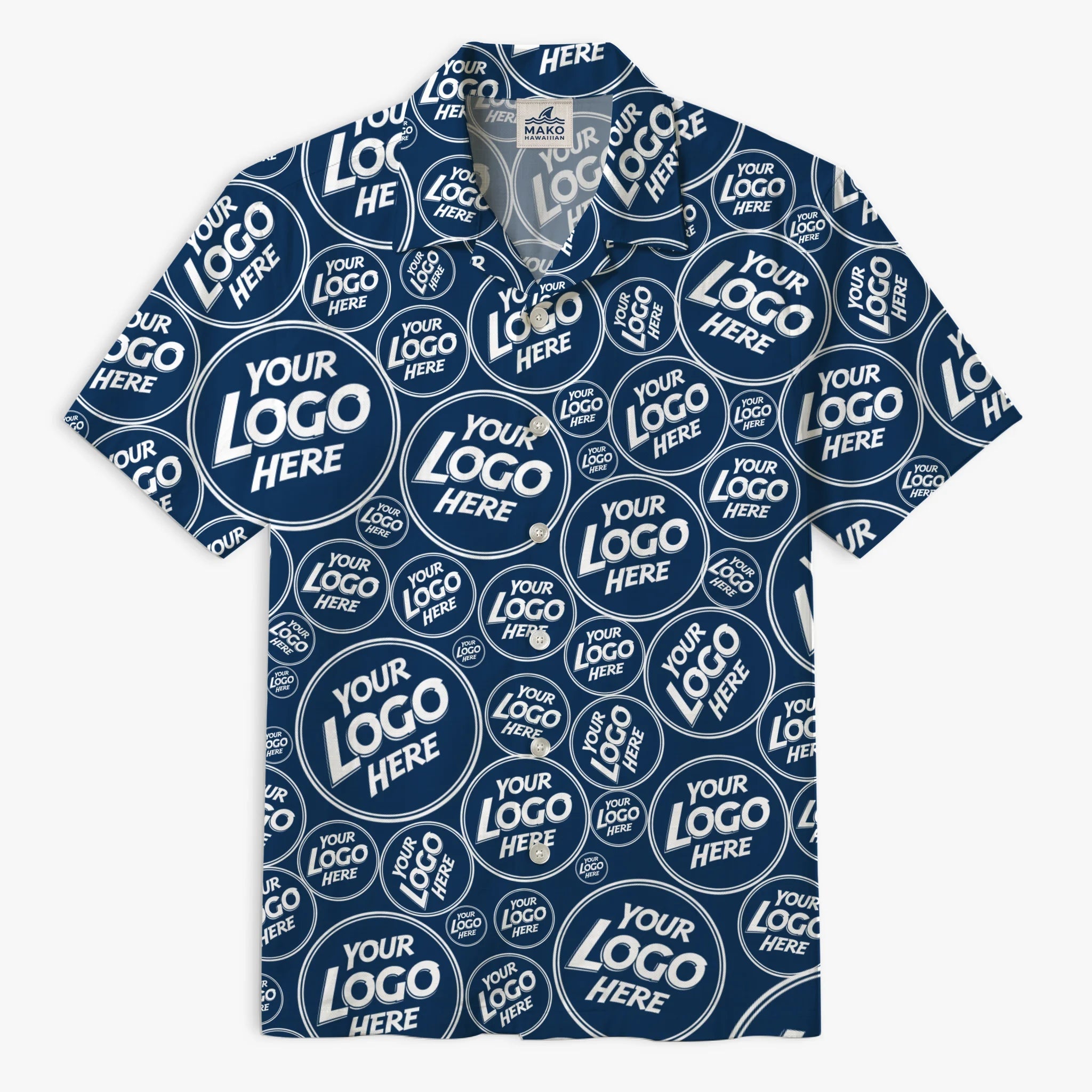 Custom Random Hawaiian Shirt for Team with Live Preview - Mako Hawaiian