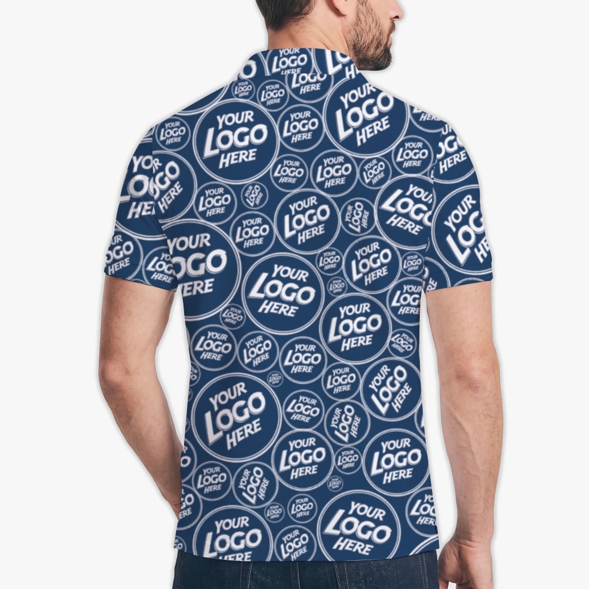 Custom Random Polo Shirt for Team with Live Preview - Mako Hawaiian