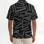 Custom Random Text Logo Hawaiian Shirt With Live Preview - Mako Hawaiian