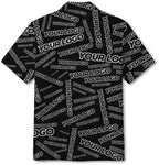 Custom Random Text Logo Hawaiian Shirt With Live Preview - Mako Hawaiian