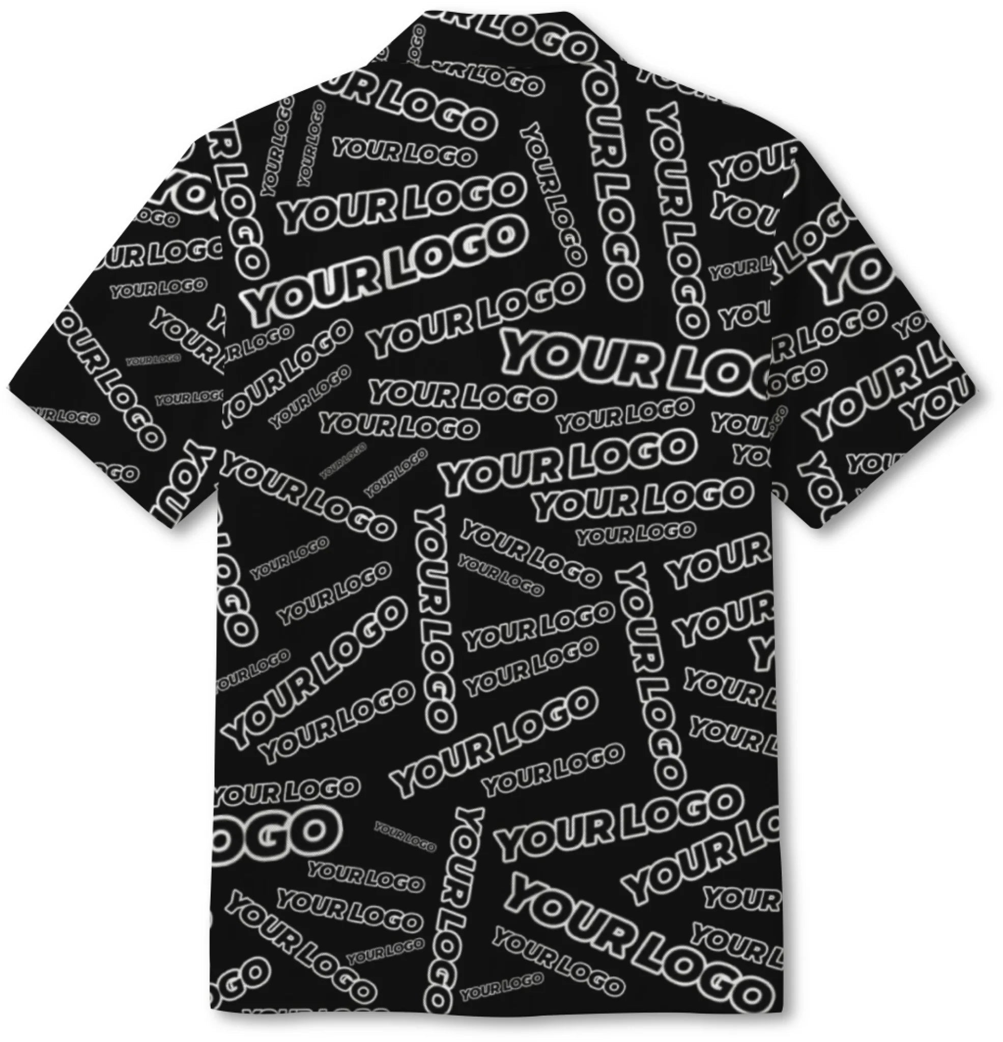 Custom Random Text Logo Hawaiian Shirt With Live Preview - Mako Hawaiian