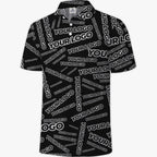 Custom Random Text Logo Polo Shirt With Live Preview - Mako Hawaiian