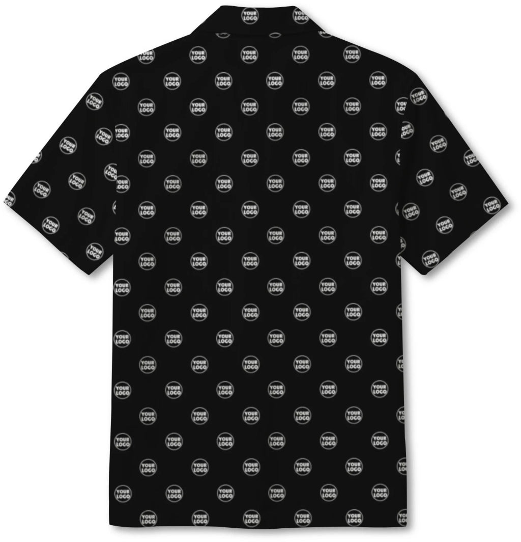 Custom Small Logo Hawaiian Shirt For Business - Mako Hawaiian