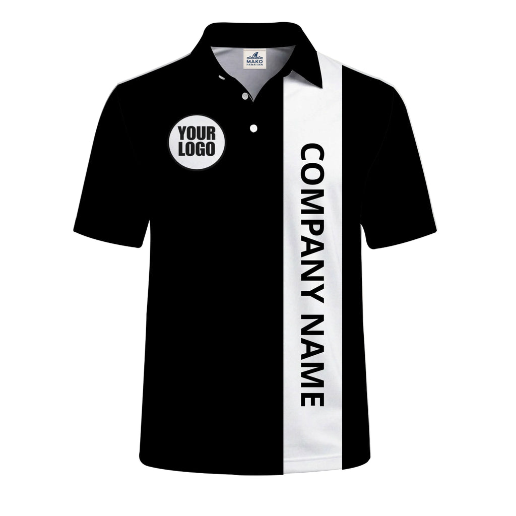 Custom Team Polo Shirt With Logo Personalized Company Apparel - Mako Hawaiian