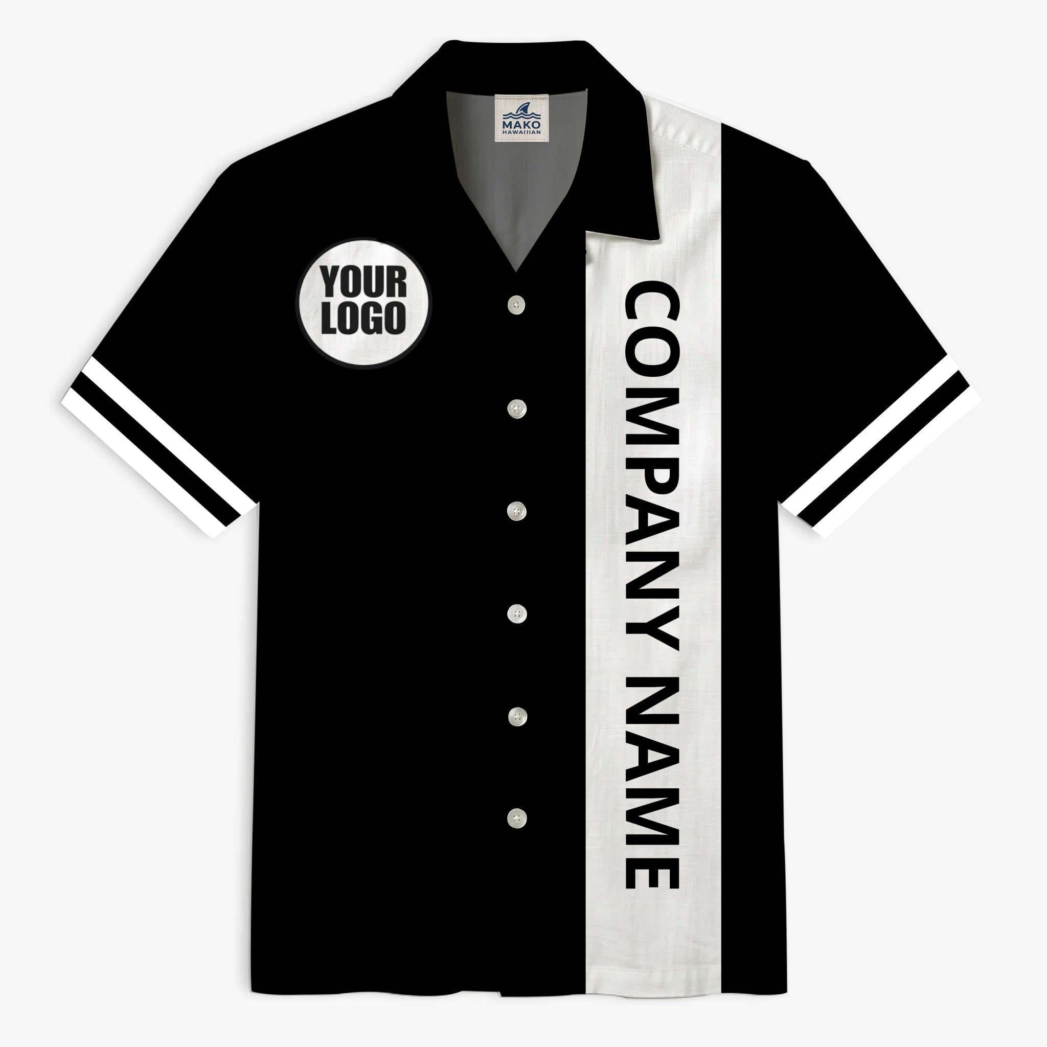 Custom Team Shirt With Logo Personalized Company Apparel - Mako Hawaiian