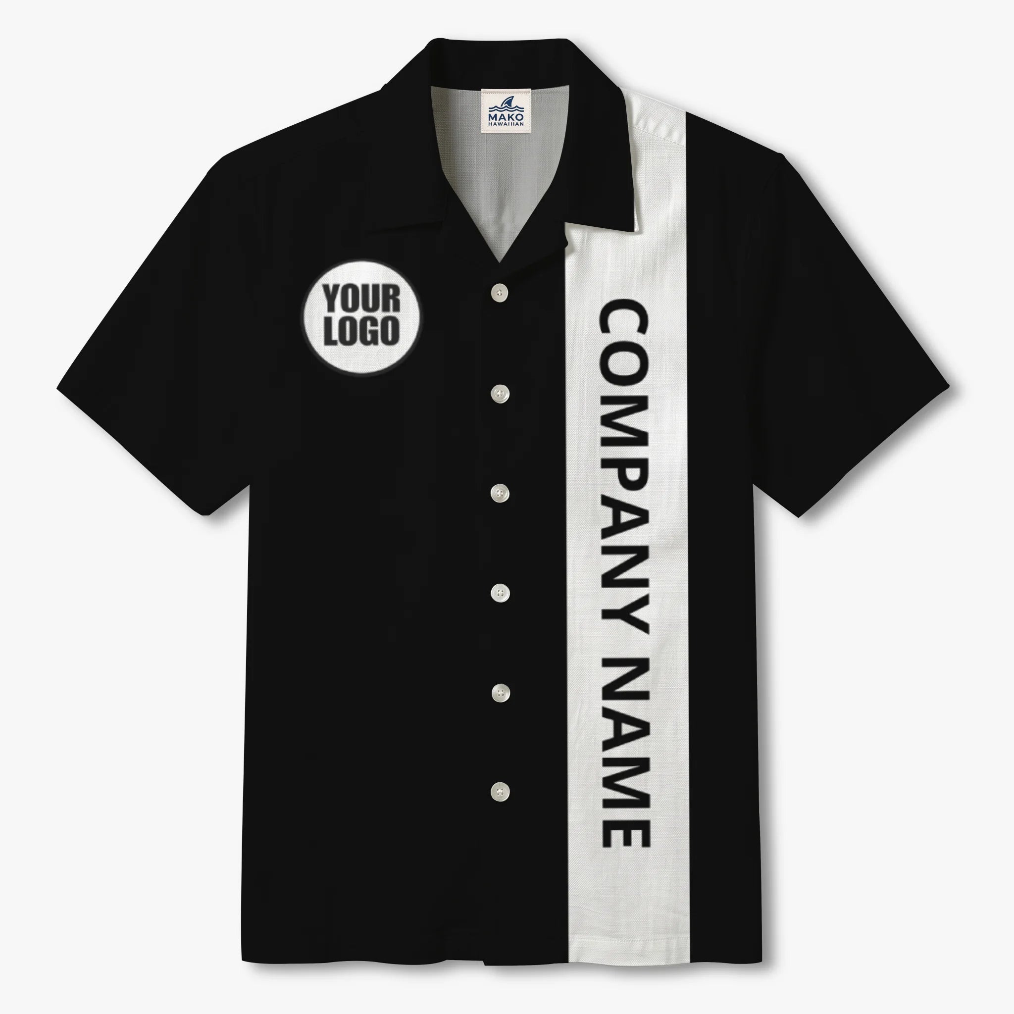 Custom Team Shirt With Logo Personalized Company Apparel - Mako Hawaiian