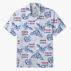 Custom White Hibiscus Hawaiian Shirt With Live Preview - Mako Hawaiian