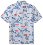 Custom White Hibiscus Hawaiian Shirt With Live Preview - Mako Hawaiian