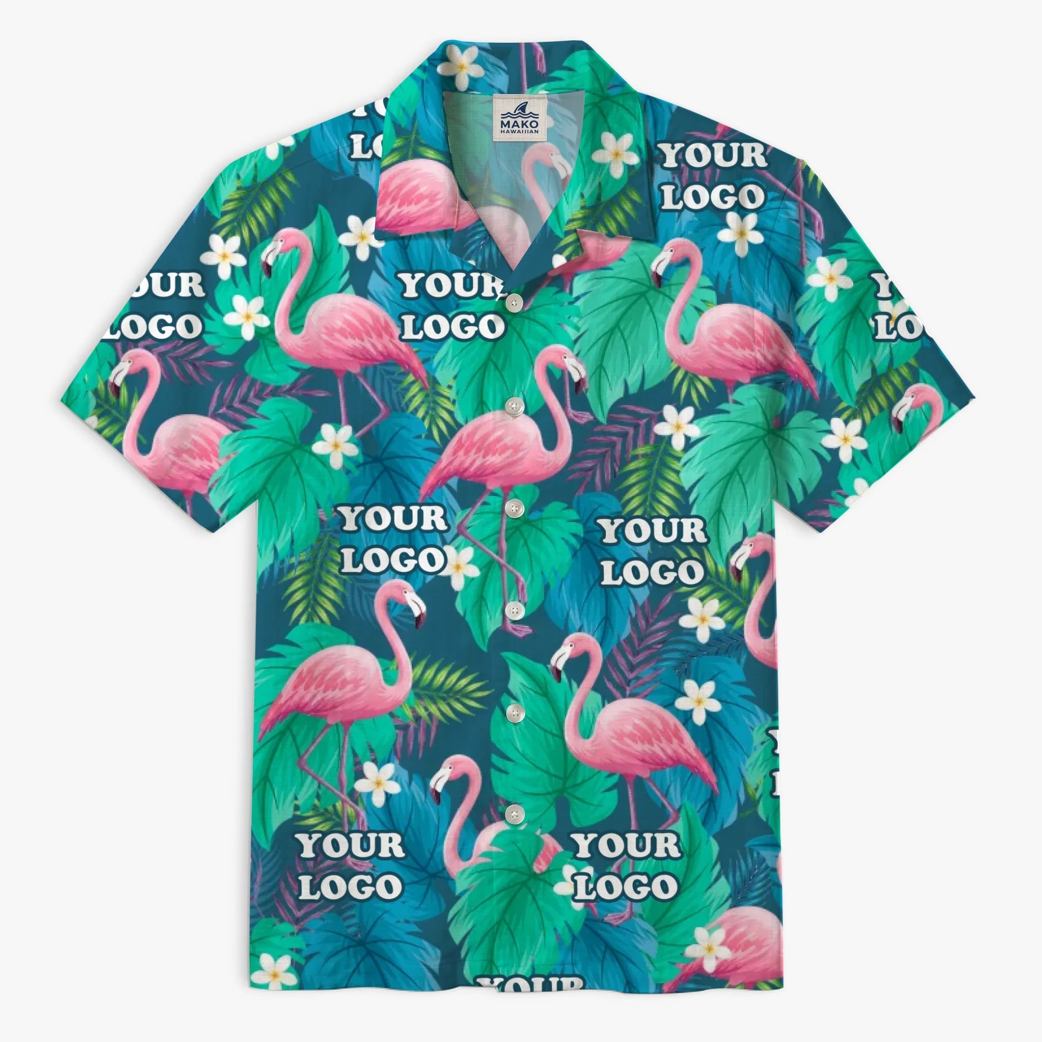 [Instant Preview] Flamingo Aloha Shirt For Beach Resort Events - Mako Hawaiian