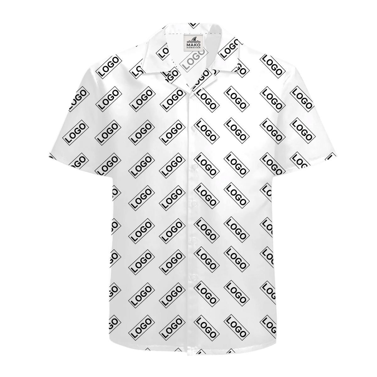 Personalized Aloha Shirt For Business Promotion - Mako Hawaiian