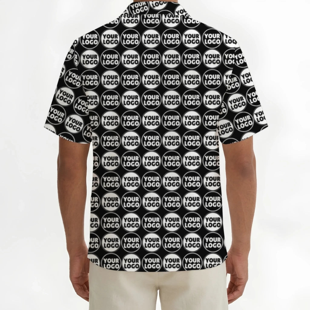 Personalized Circular Logo Hawaiian Shirt - Mako Hawaiian