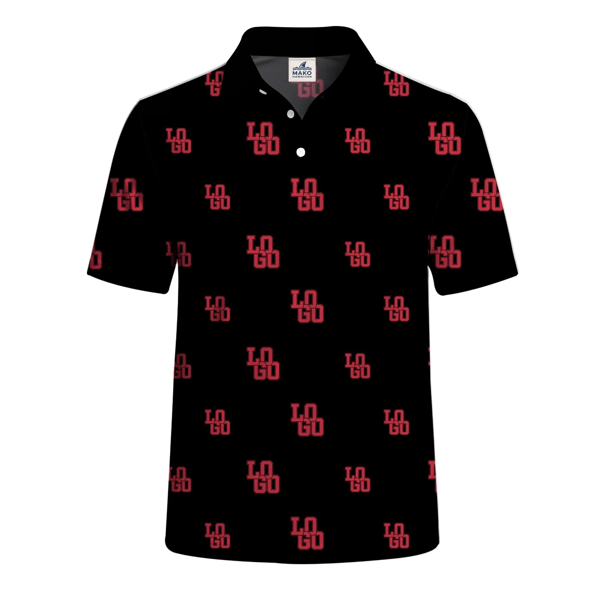 Personalized Company Logo Polo Shirt For Teams - Mako Hawaiian