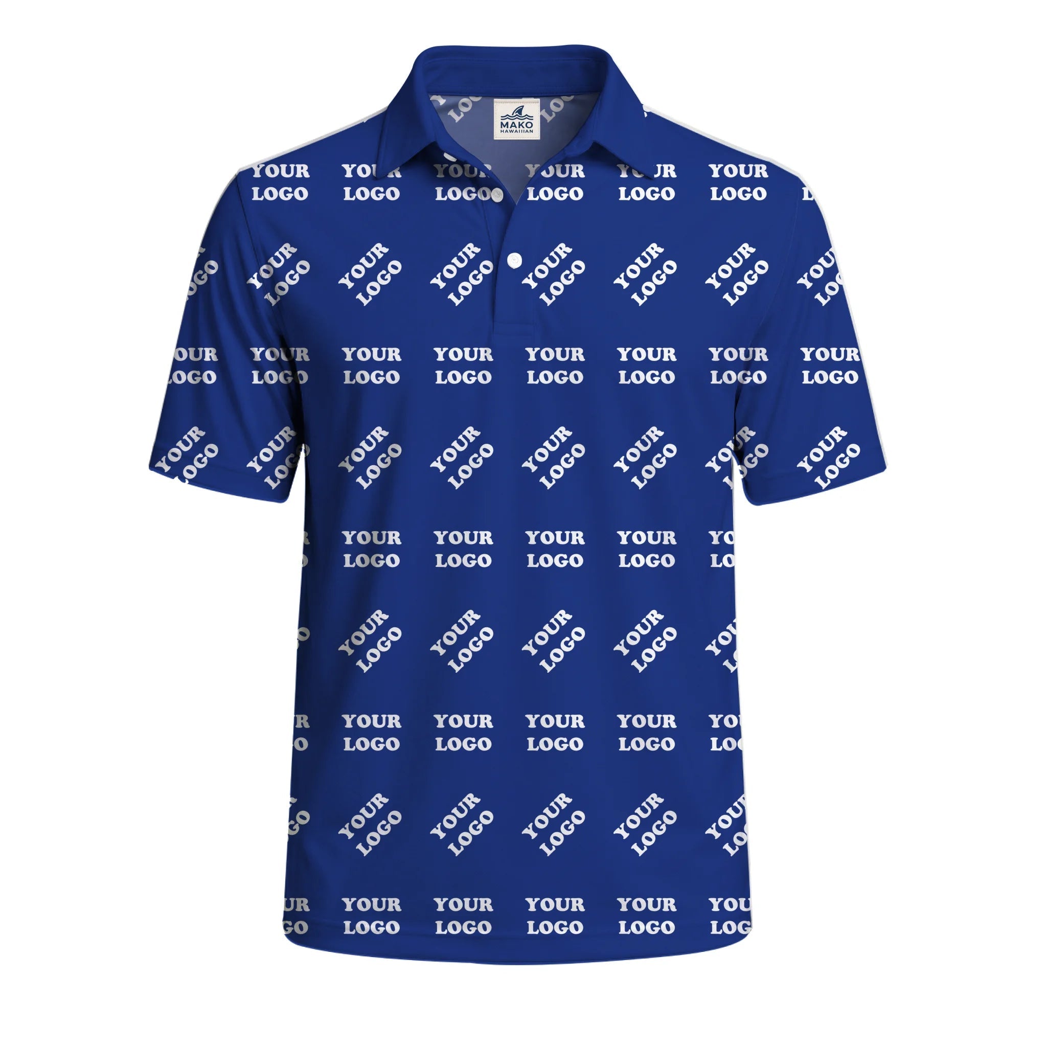 Personalized Company Logo Polo Shirts No Minimum - Mako Hawaiian