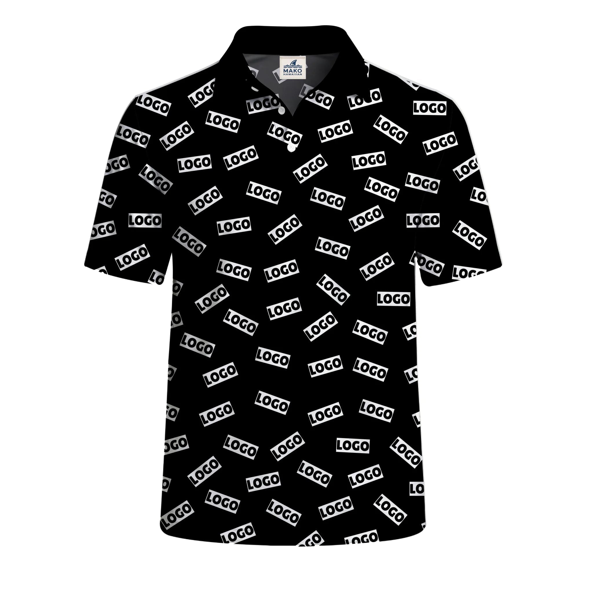 Personalized Corporate Logo Polo Shirts For Groups - Mako Hawaiian