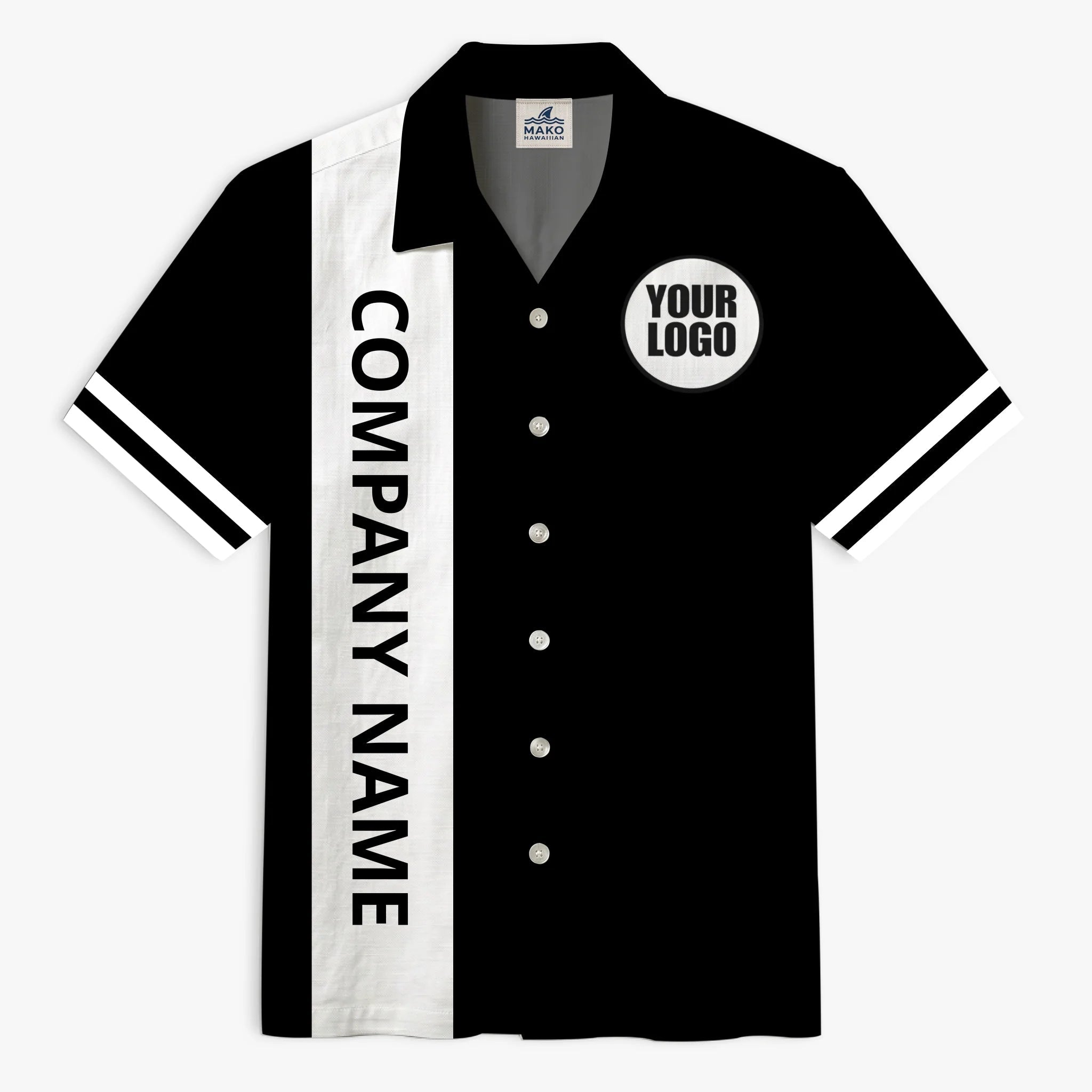 Premium Custom Logo Shirt Personalized Business Apparel - Mako Hawaiian