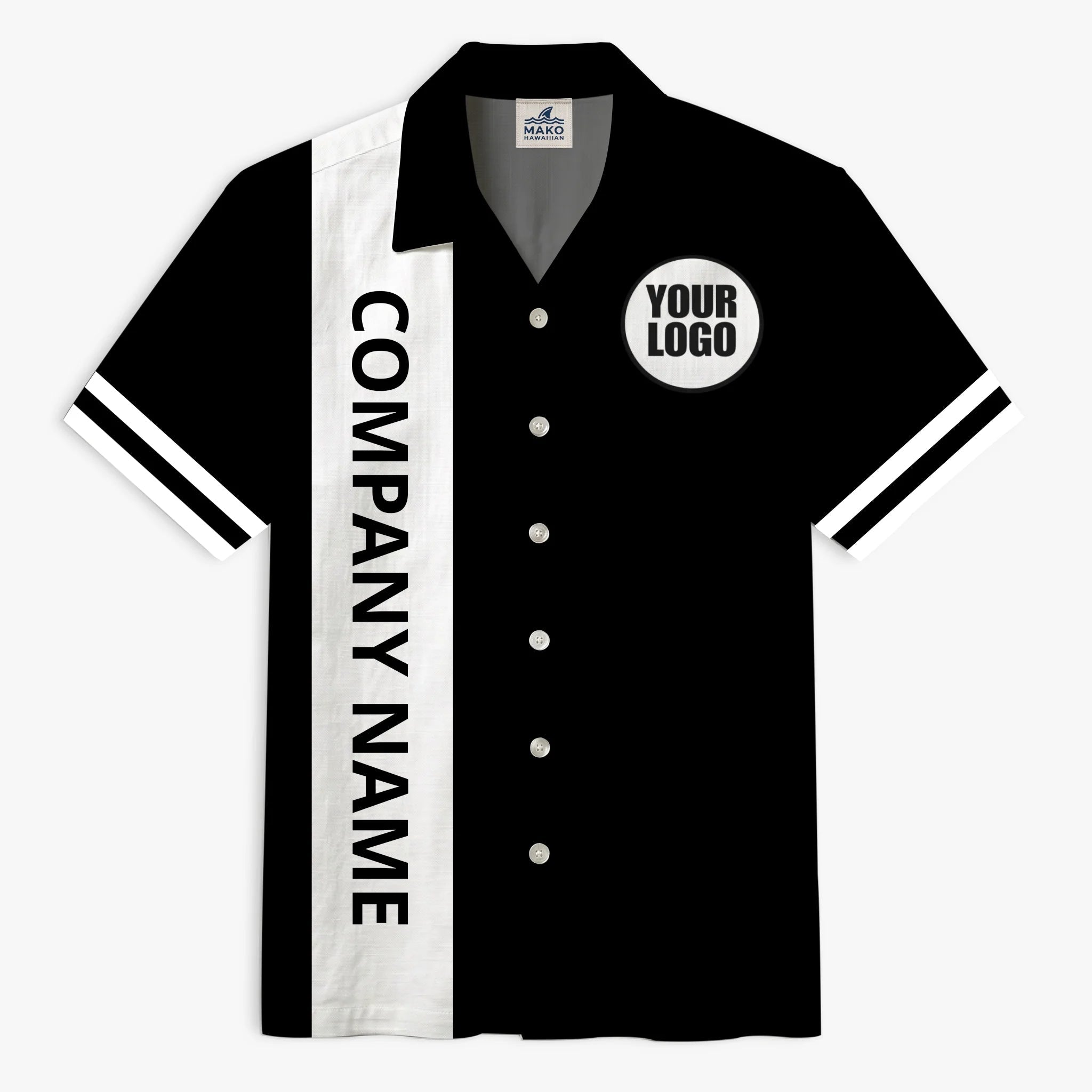 Premium Custom Logo Shirt Personalized Business Apparel - Mako Hawaiian